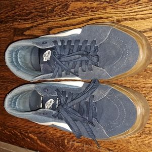 Vans skate pro mids 10.5 blue light blue gum
